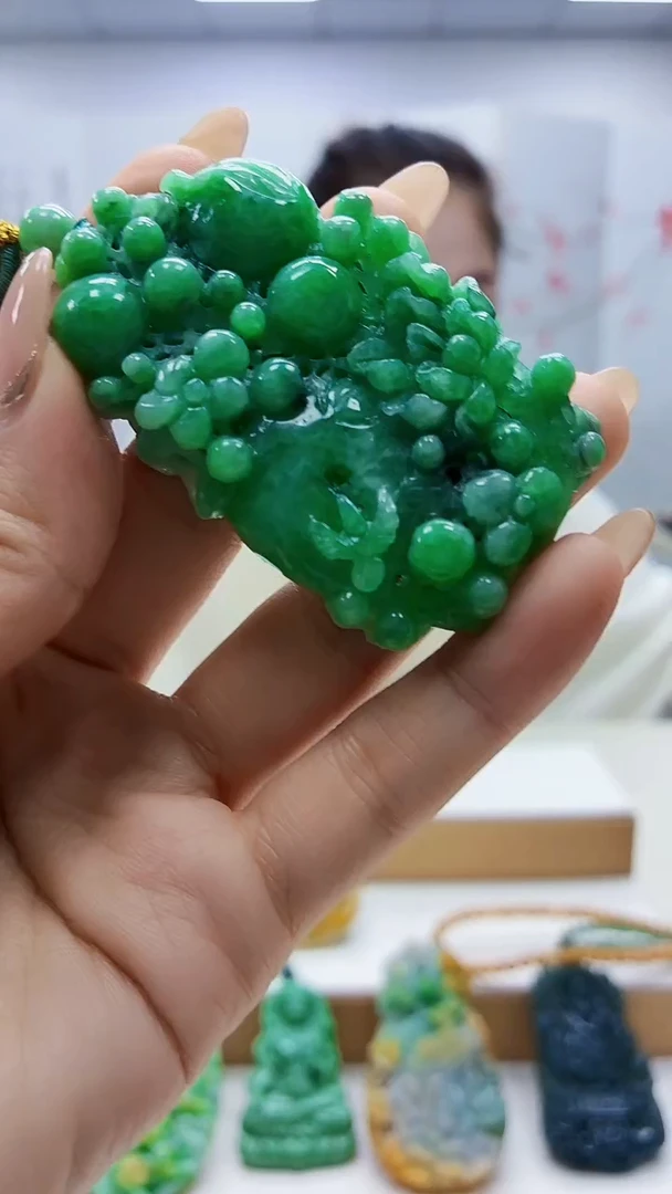 未镶嵌定制翡翠3099ty-毛货挂件97