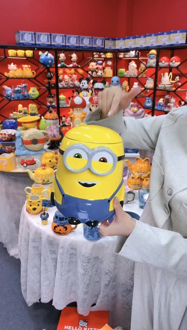 【闪购商品】.@@小黄人鲍勃储物罐