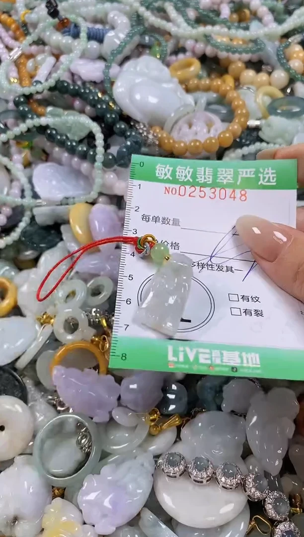翡翠未镶嵌颈饰闪购0253048