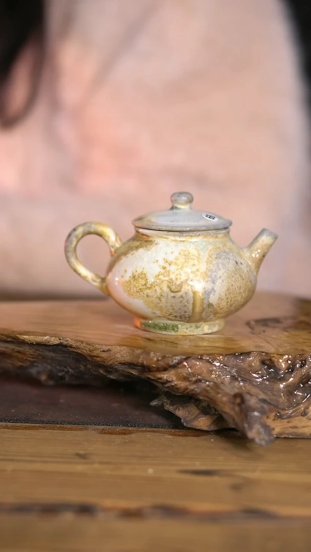 景德镇纯柴烧 中白泥 壶 66