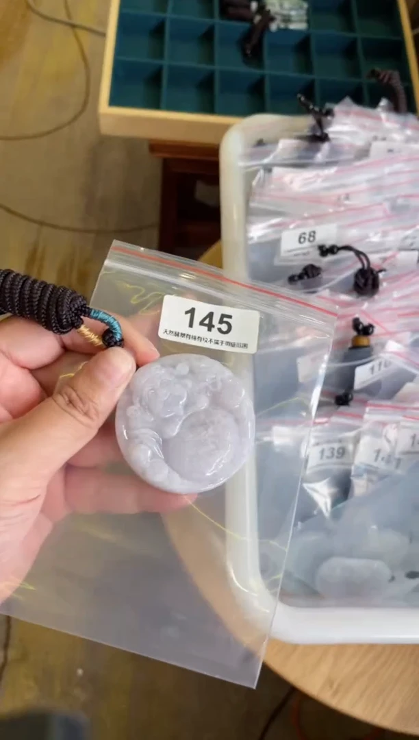 【闪购商品】翡翠颈饰未镶嵌天然缅甸A货翡翠145