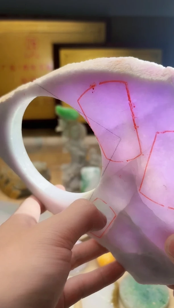 翡翠挂件未镶嵌A货张麦7269