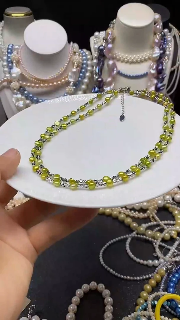 颈饰未镶嵌淡水珍珠多人