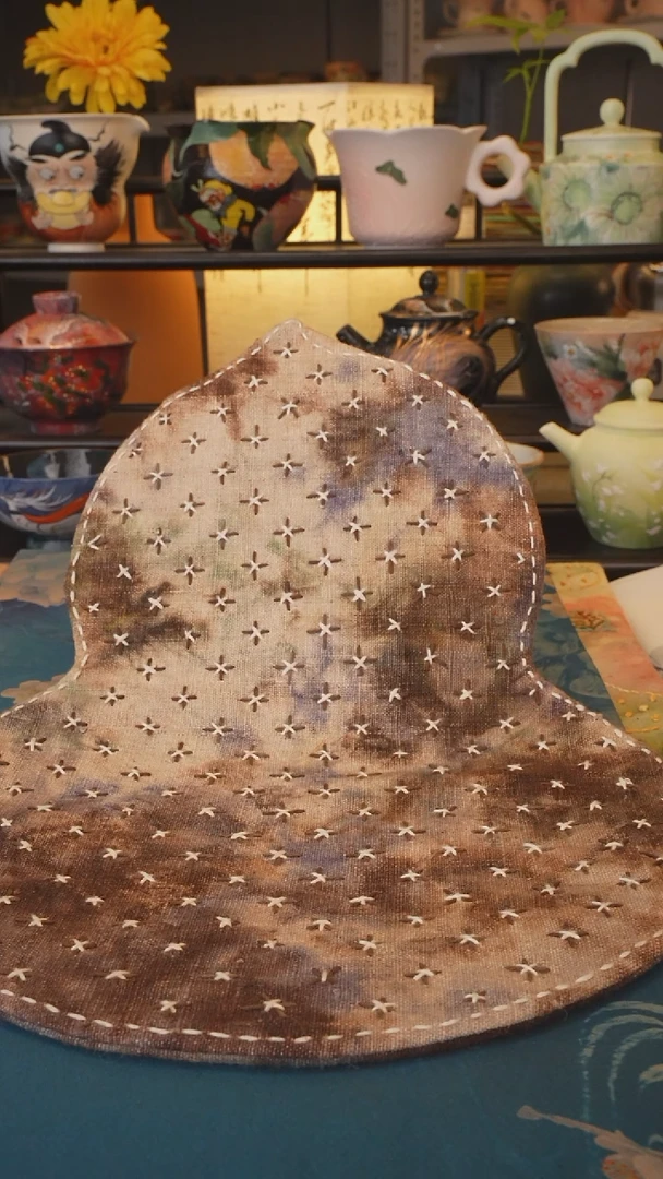 【闪购商品】手工刺绣葫芦茶席 20*30  