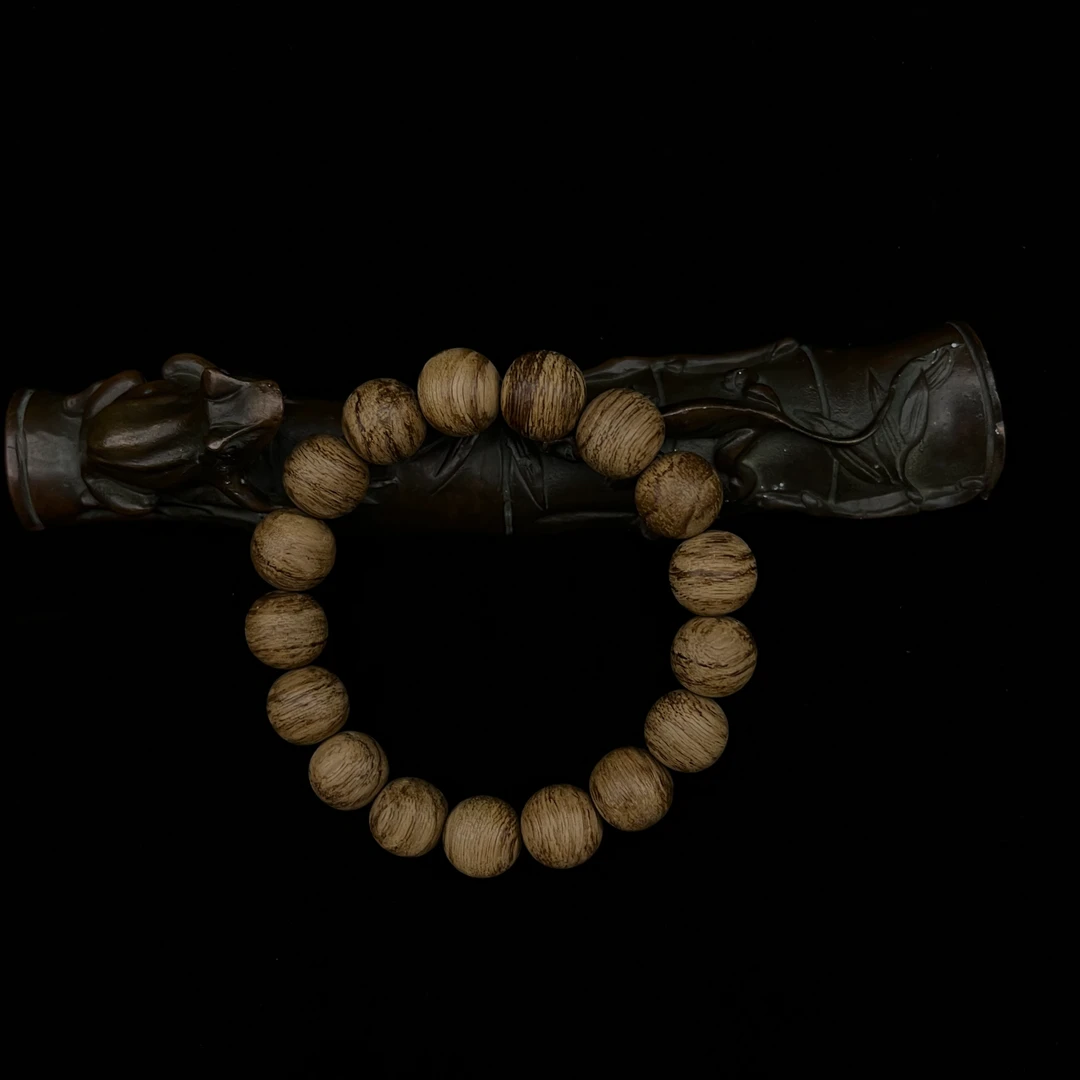 沉香（紫瑶精选 ZY39644-2）文莱天然野沉香单圈手串