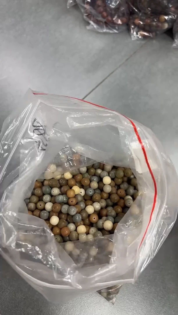 手串菩提根/象牙果水磨瑕疵50颗（746）