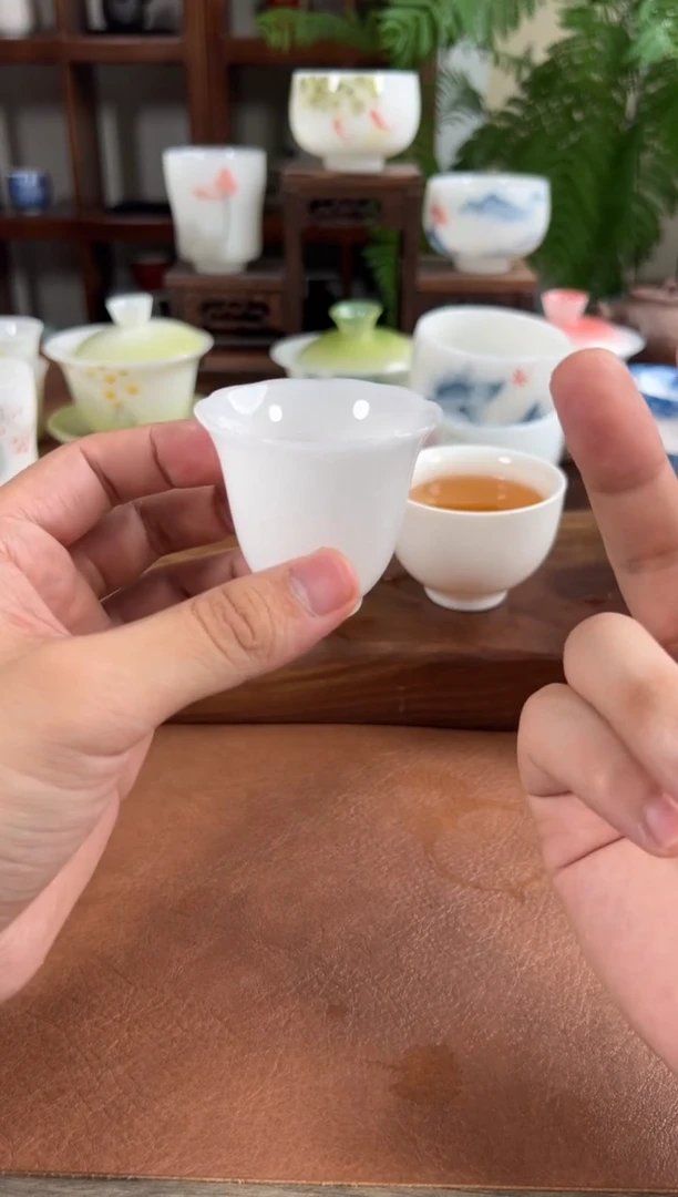 杯子优质瓷土璞玉茶具单品上新
