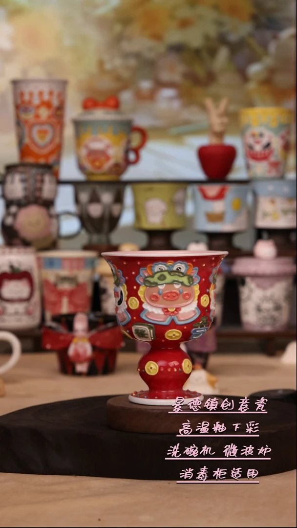 摆件景德镇原创手工陶瓷8495