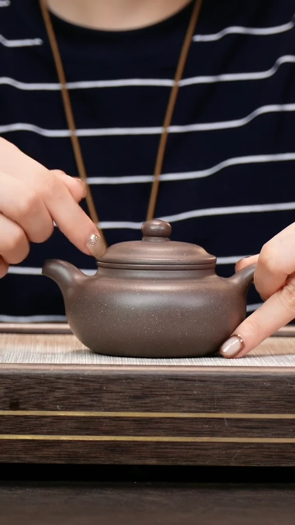 茶壶紫砂天青   仿古壶 大号
