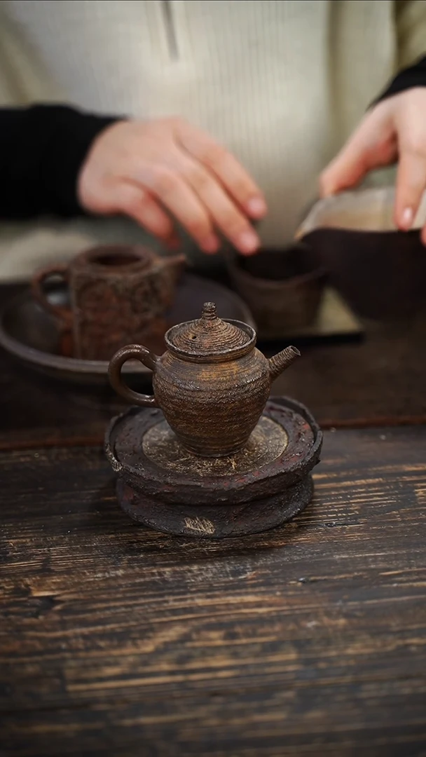 全手工制作 南蛮侧把壶