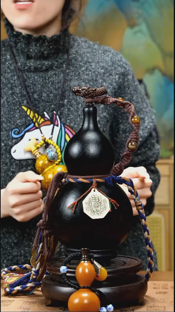 XD051藏绳款酒葫芦不包手串（现货现发）+原色小手捏