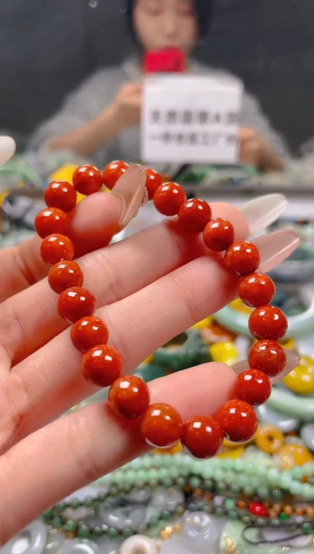 【闪购商品】翡翠颈饰未镶嵌8-9MM/A/翡翠A货一图一物