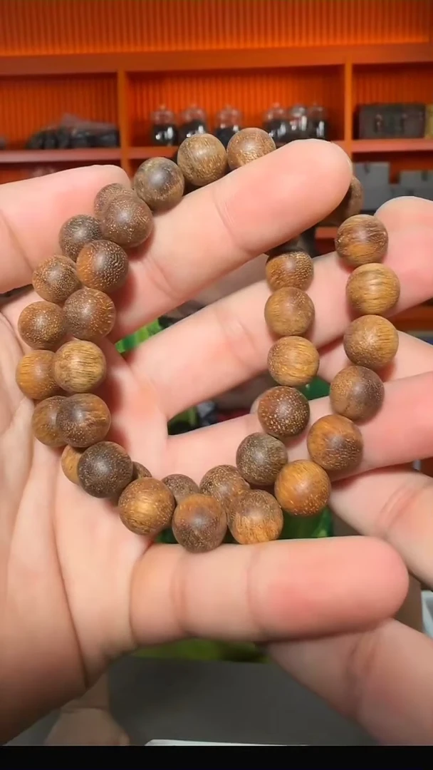 手串沉香117号沉水单圈红土14g1.0多样性发一