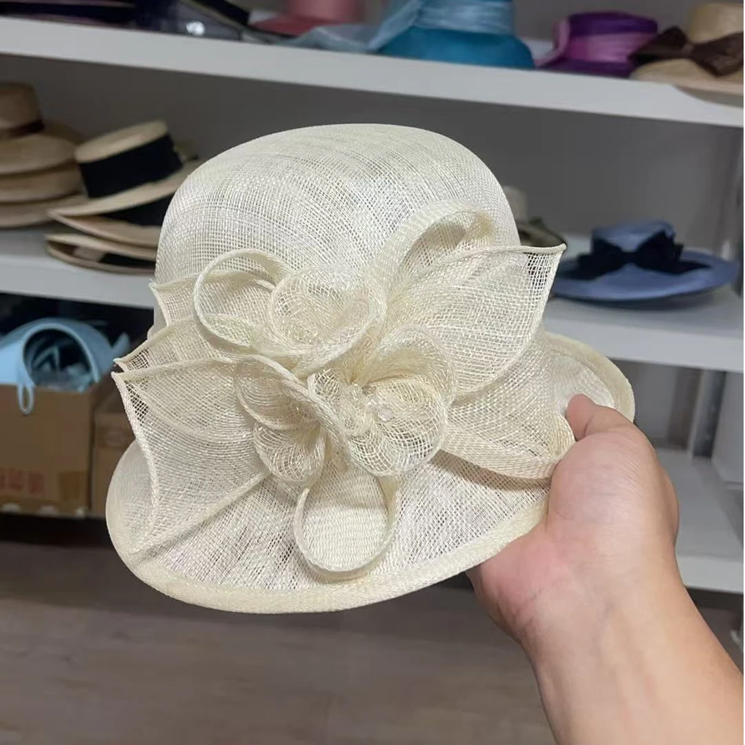 简简单单的一个麻纱帽子