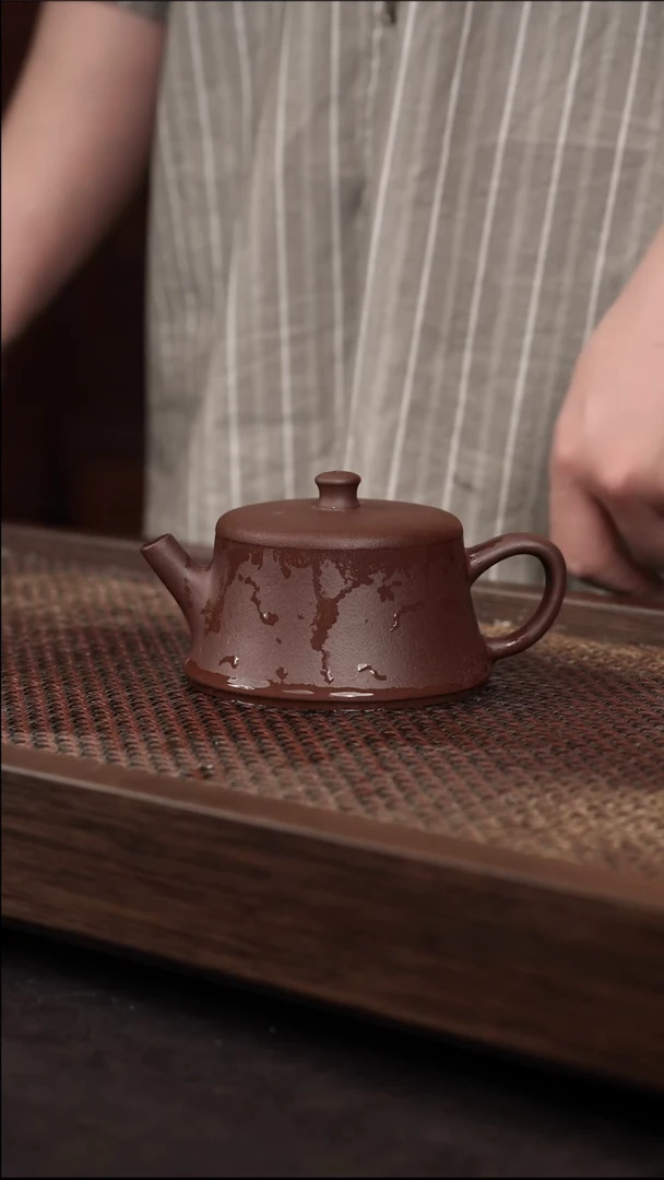 茶壶紫砂紫泥云柱
