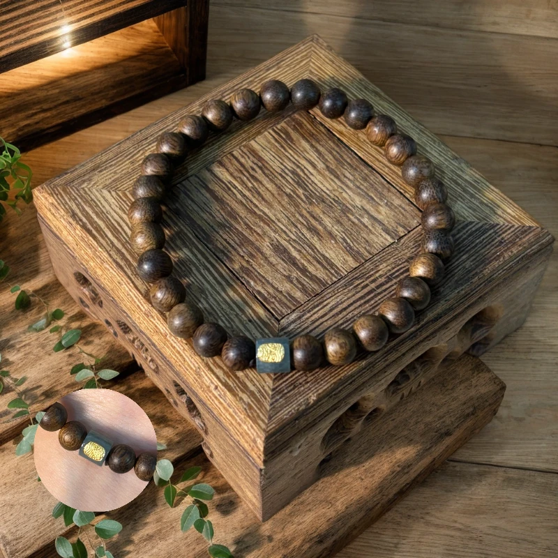 沉香七夕节礼物赵丽颖同款文莱软丝沉香蓝水路路通高端收藏老料！