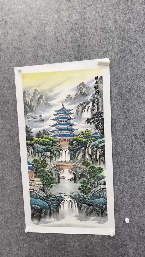 国画张传亭老师的作品
