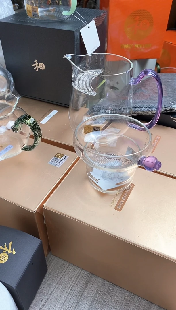 禾器奉珠滤网浅紫色
