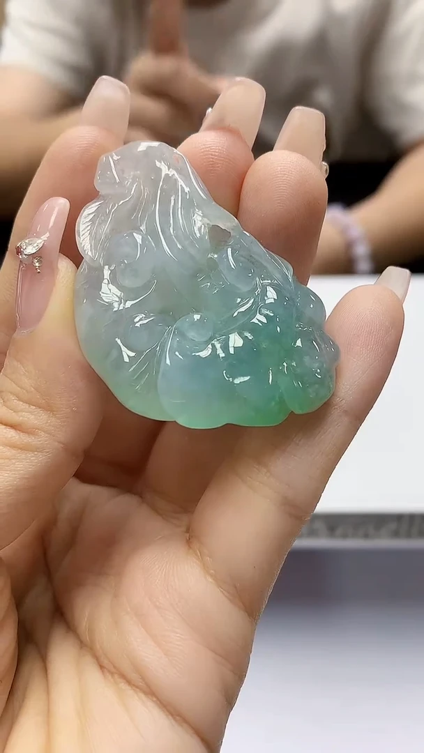 未镶嵌定制翡翠5167ty-毛货挂件49