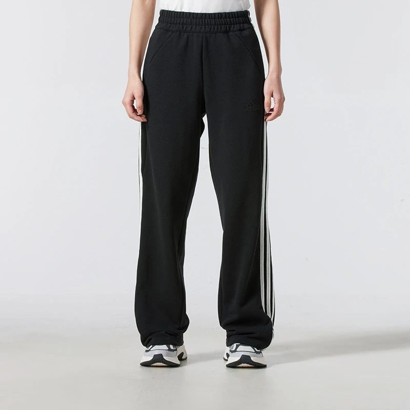 【达人专属】阿迪达斯针织长裤女裤新款透气运动休闲裤直筒裤JN0762