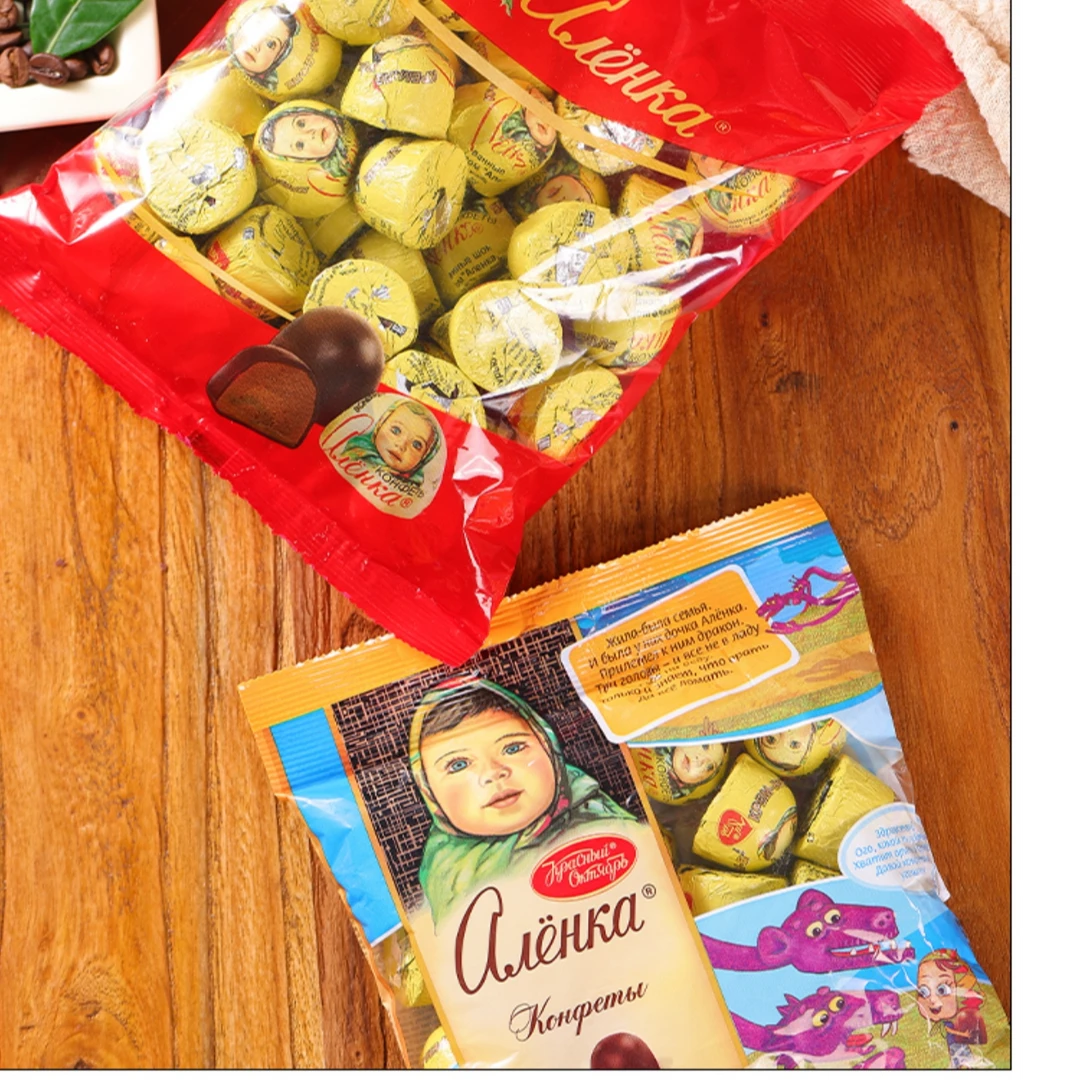 Alenka/爱莲巧爱莲巧大头娃娃俄罗斯原装进口巧克力250g