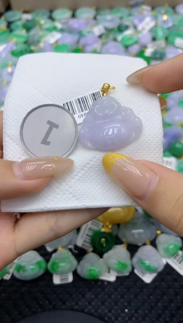 颈饰未镶嵌翡翠天然麻烦翡翠A货
