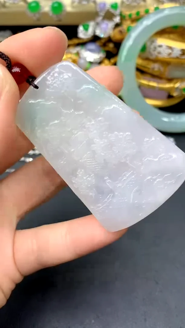 颈饰18K金镶嵌翡翠166 -中国好珍宝