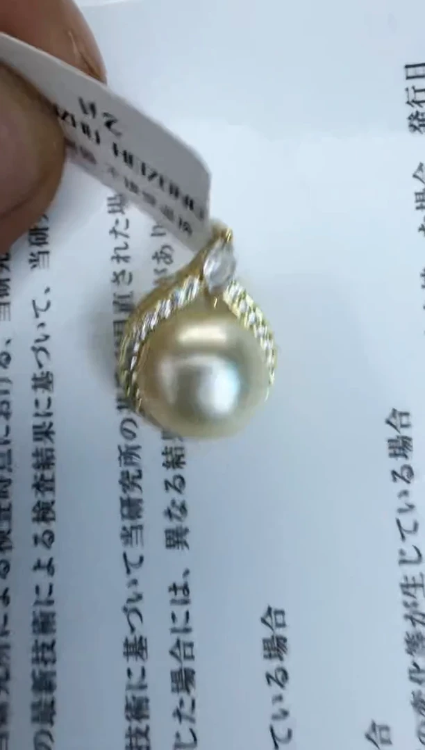 海水珍珠银S925镶嵌颈饰吊坠