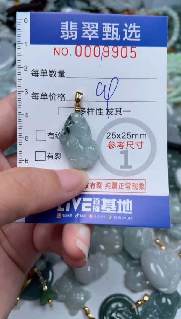 颈饰未镶嵌翡翠9905