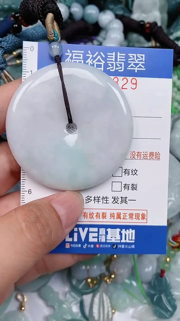 翡翠未镶嵌颈饰...0001829