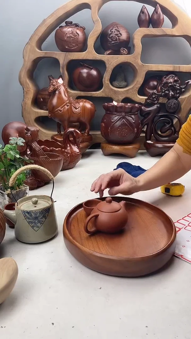 香樟木A12精品椭圆干泡/尺寸28*23*4