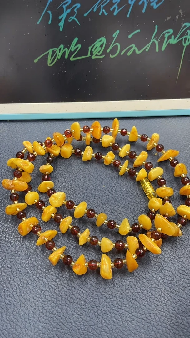 未镶嵌琥珀裸石海漂籽原石项链多样性发其一