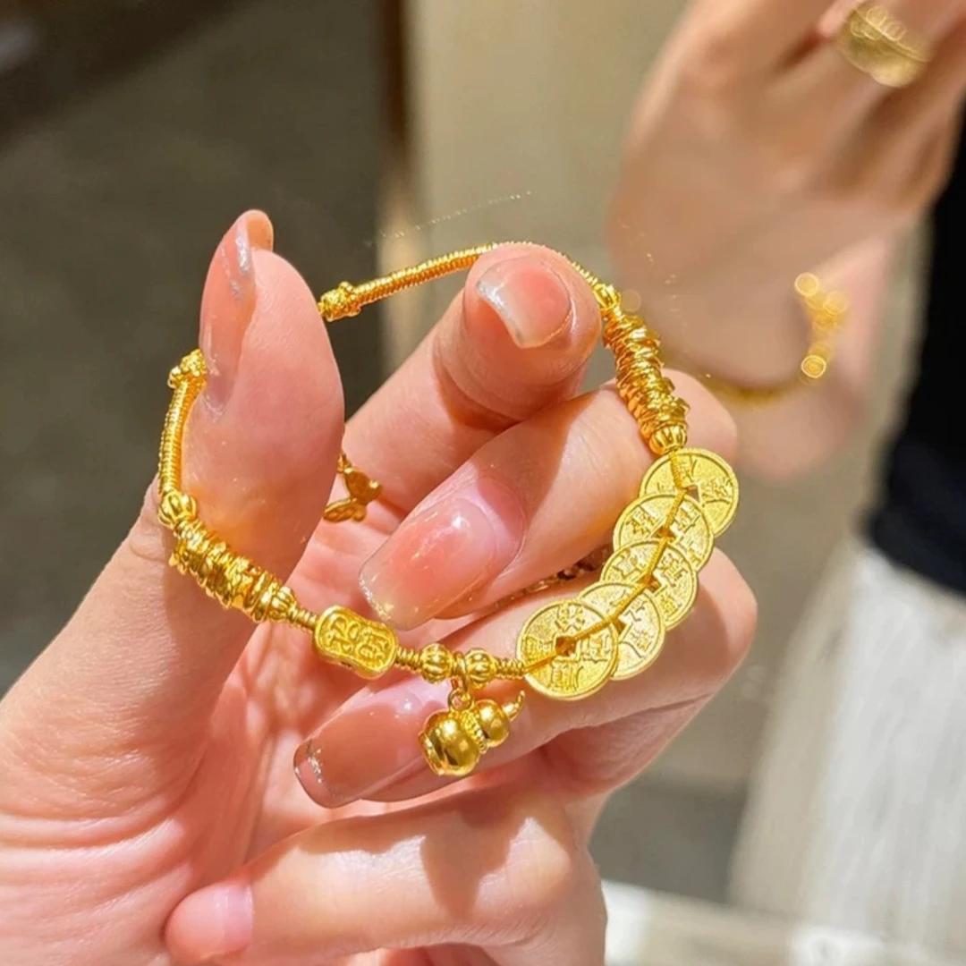 铜合金手链 时尚气质重工手链民主风高级感大气百搭文艺风手饰