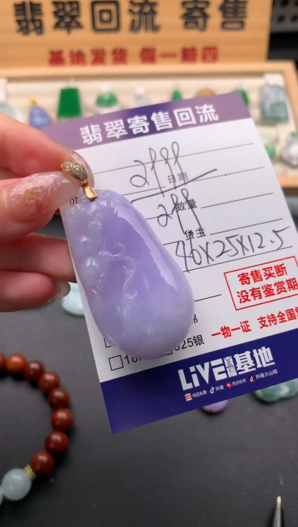 翡翠未镶嵌颈饰10133644