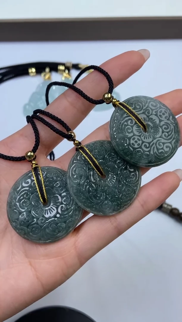 【闪购商品】翡翠挂件未镶嵌278309/平安扣  多样性一件发