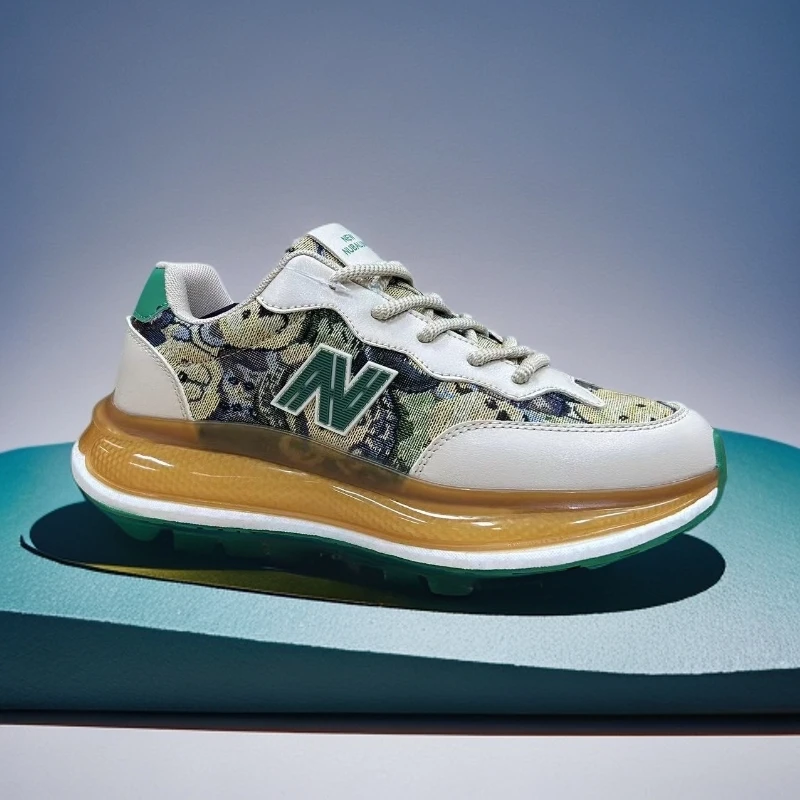 秋冬减震软底真爆男女同款休闲跑鞋K1868【小猪2】