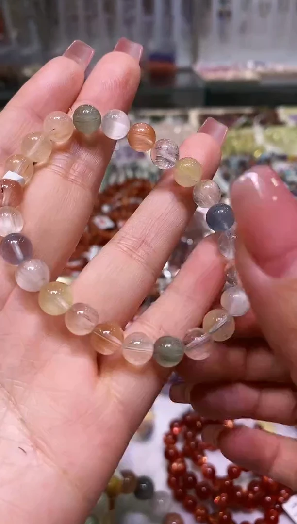 未镶嵌手链水晶多样性发其一兔毛7.5+