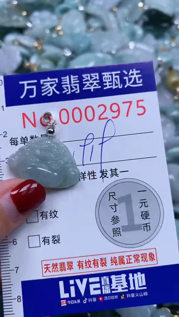 吊坠(不含链)未镶嵌翡翠2975