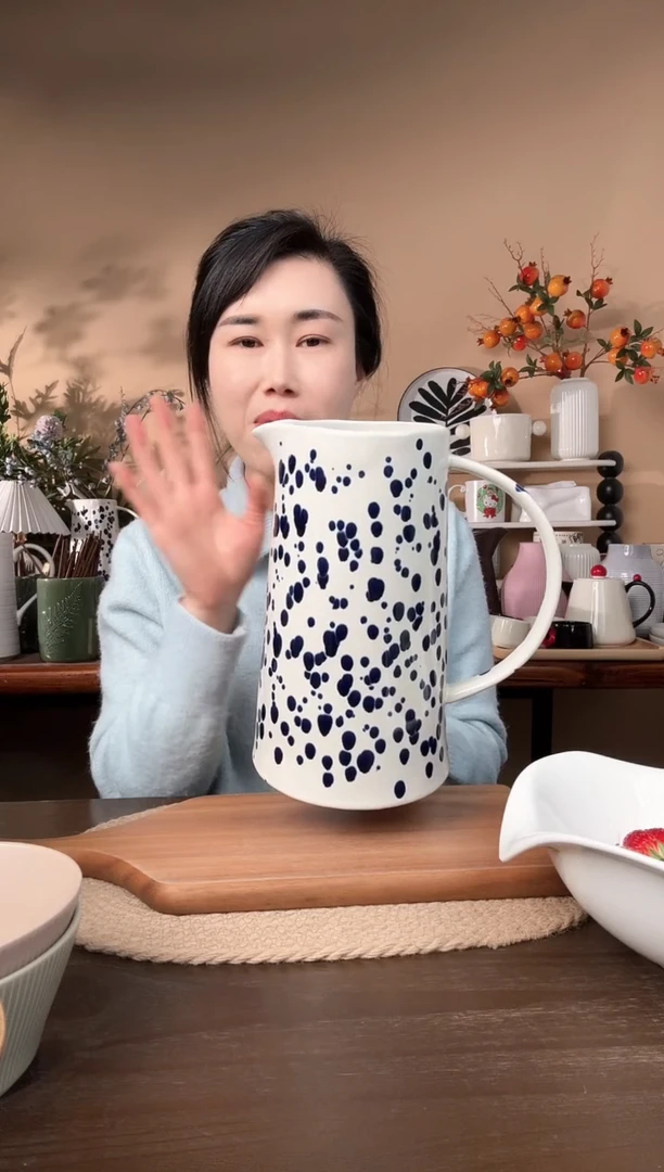 【闪购商品】瓷片喷蓝墨水壶微瑕