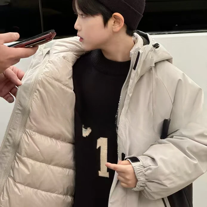 22223丽姐可爱超萌儿童衣服三合一男童拼接中大童加厚