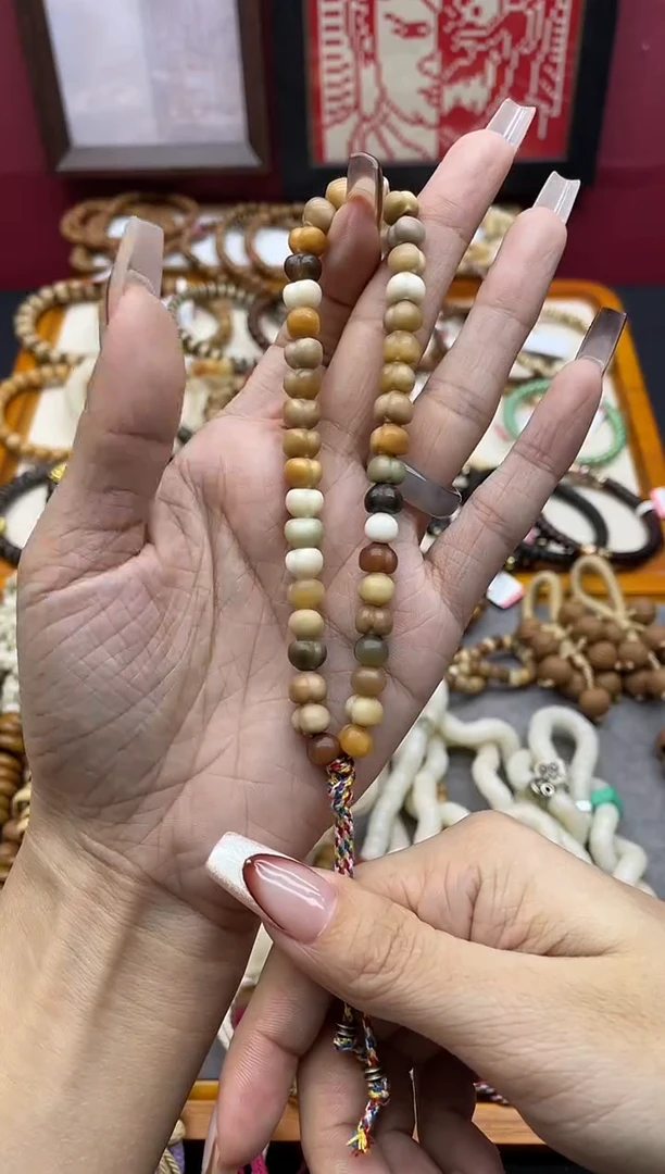 手串龙脊菩提龙脊菩提敦煌多宝妖纹雕刻爱心手持