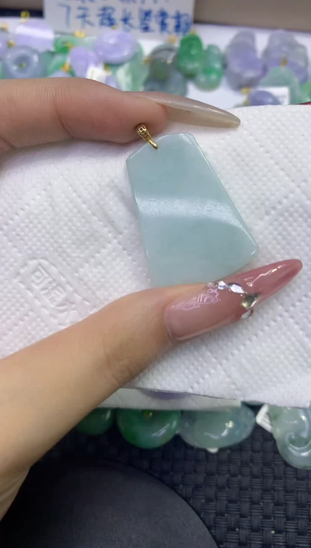 颈饰未镶嵌翡翠天然缅甸A货翡翠