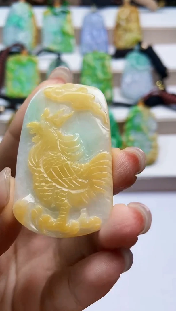 颈饰未镶嵌翡翠翡翠A货