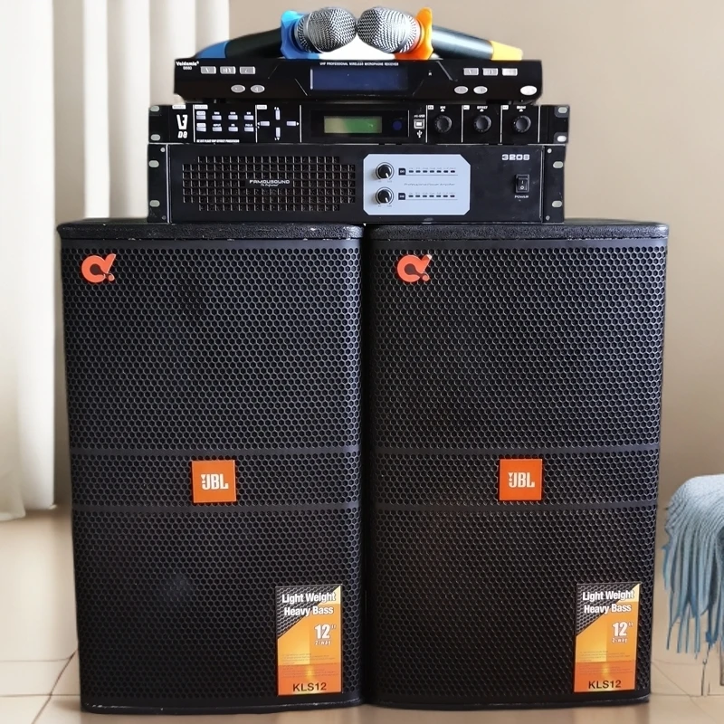 8新  不包邮JBL进口12寸专业音响四件套KLS12家庭K歌二手音响套装