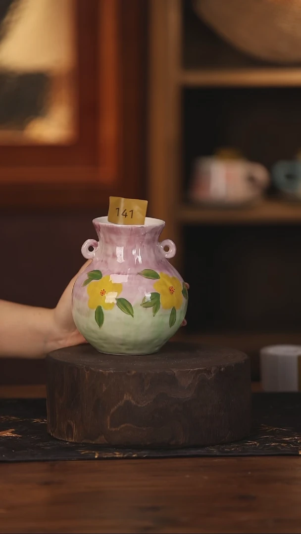 陶瓷便携款景德镇高温手绘陶瓷141