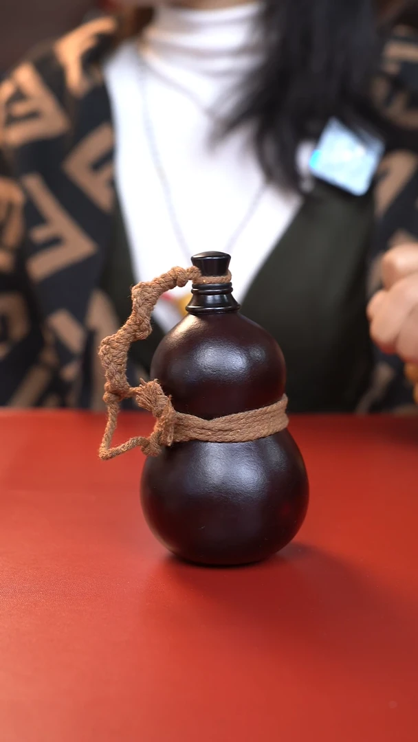 021手工大漆酒葫芦