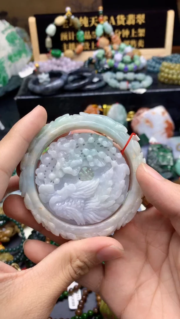 颈饰未镶嵌翡翠缅甸翡翠