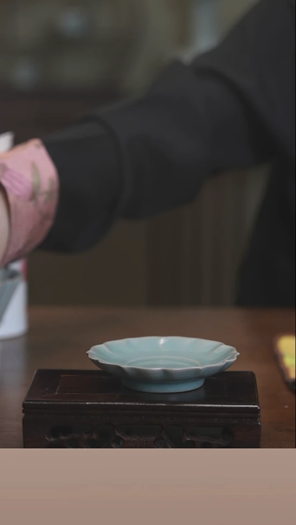 【闪购商品】清凉寺原产地仿古釉手工汝瓷杯垫