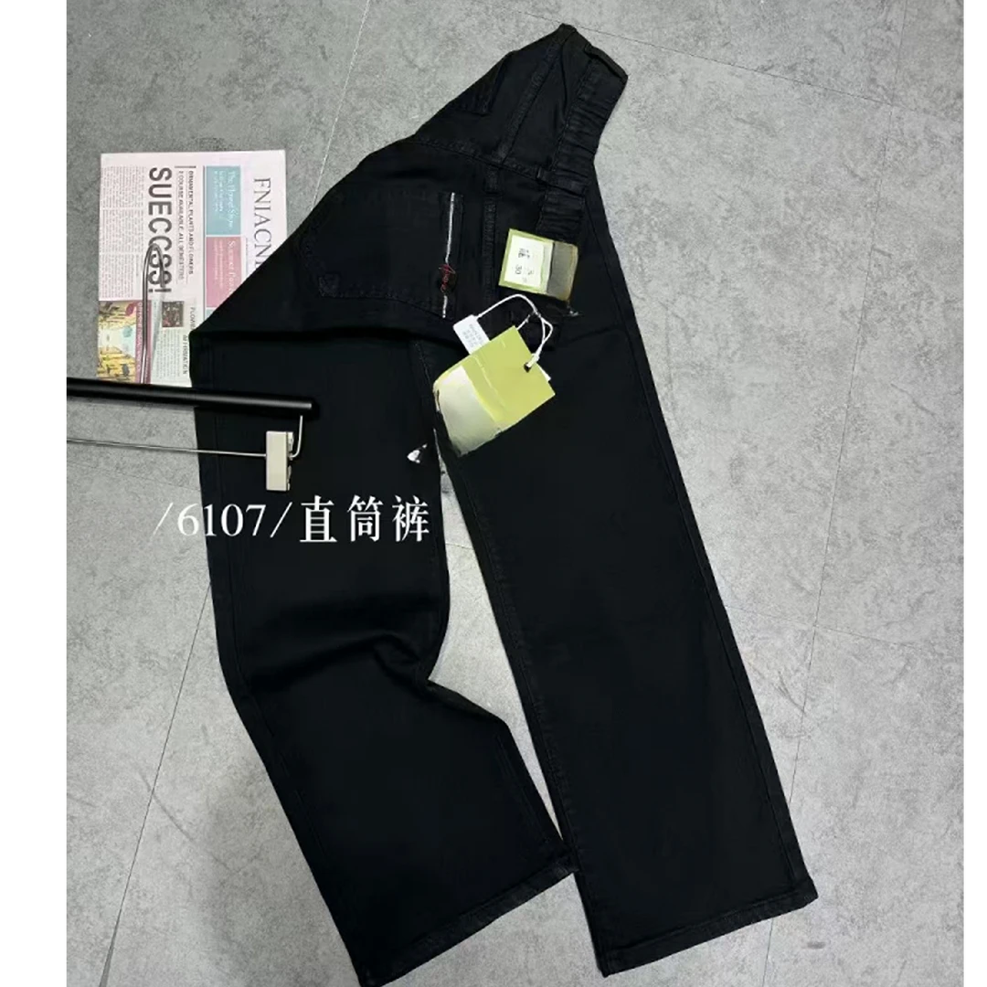 AHLIMA大码女装2025推荐款时尚休闲百搭潮流女士高腰优雅春季