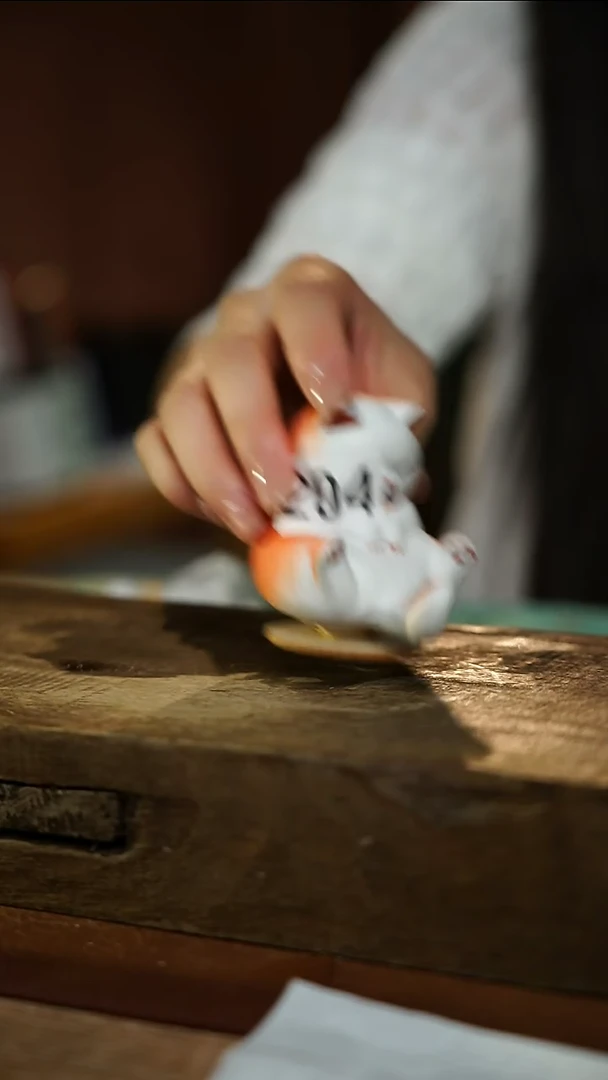 瓷片福利 可爱 旋转猫咪 茶宠/摆件